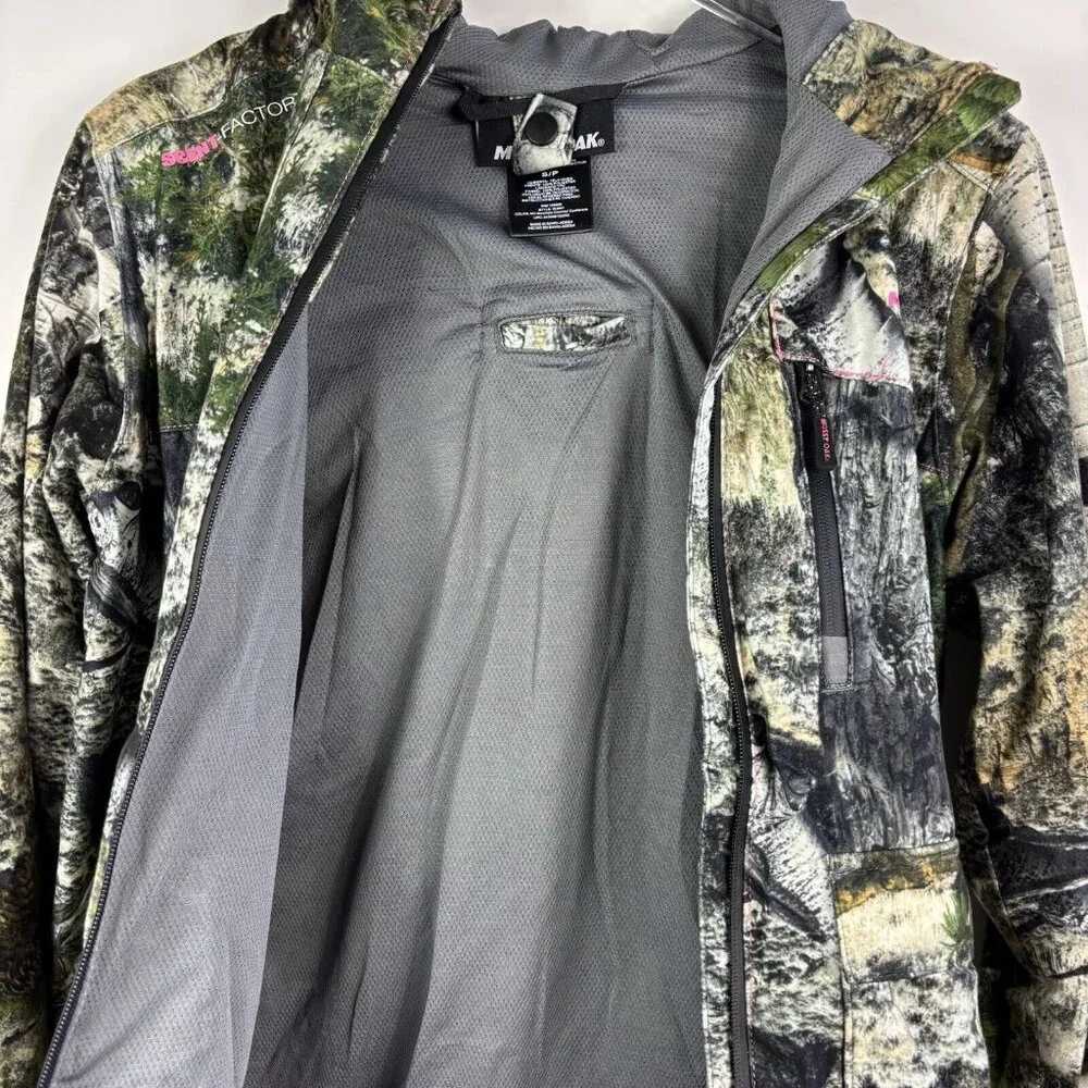 Mossy Oak Women’s Jacket S Soft shell Camo Hunting Scent-factor Medium Weight - Picture 11 of 16